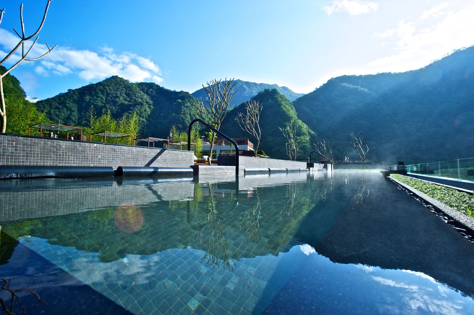 太魯閣晶英酒店（シルクスプレイス タロコ）：屋上プール